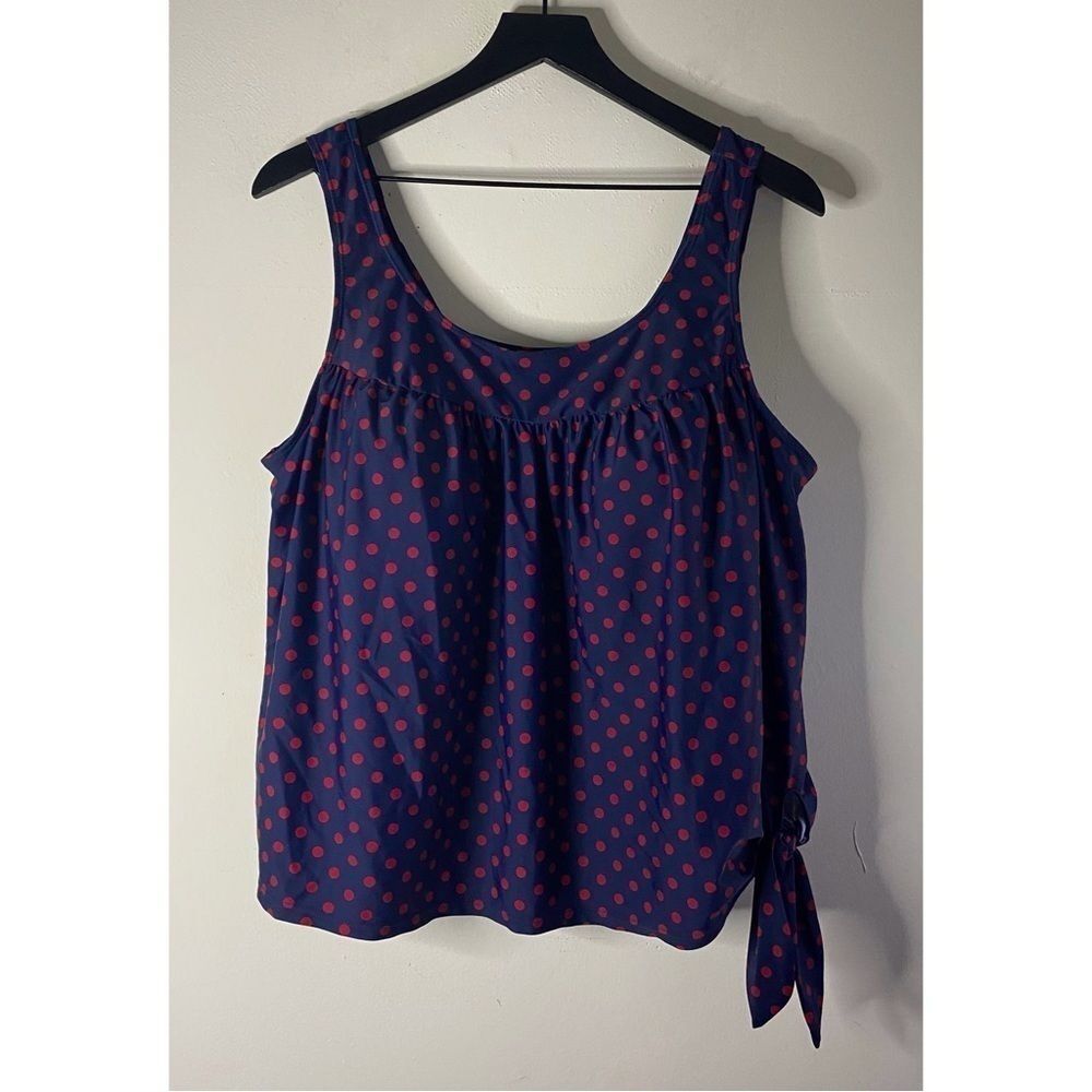 Swim 365 Polka Dot Tankini Top Size 22W
